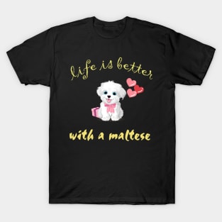 Maltese Dog T-Shirt